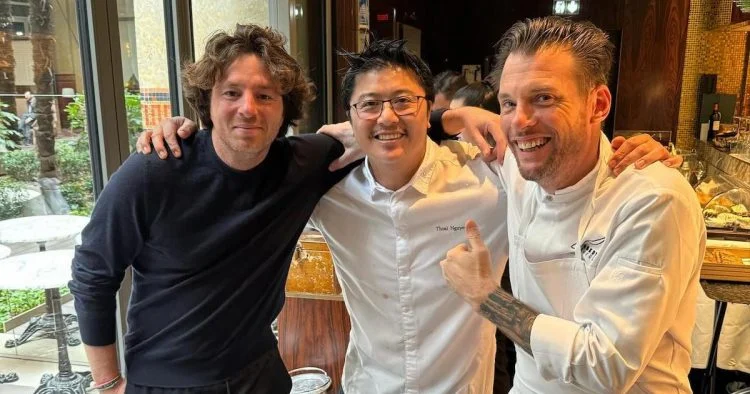 norbert tarayre avec ses amis
